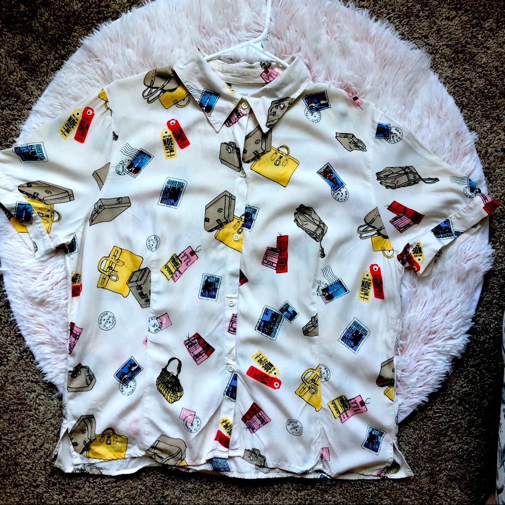 Liz Claiborne Button-up Blouse